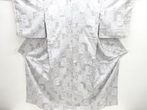 色紙に風景模様織り出し西陣伝承紬着物